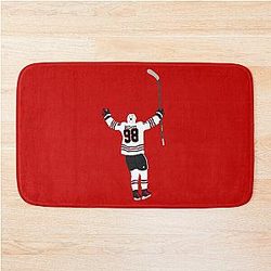Connor Bedard celle drawing Bath Mat