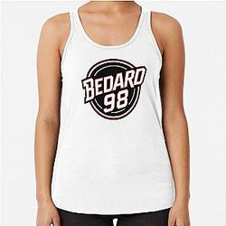 Connor Bedard 98 Hockey T-Shirt Connor Bedard 98 Hockey Hoodie Chicago Hawks Bedard Hoodie Racerback Tank Top