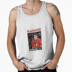 Connor Bedard Hockey Card Tank Top