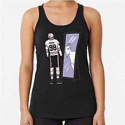 Connor Bedard Mirror GOAT Racerback Tank