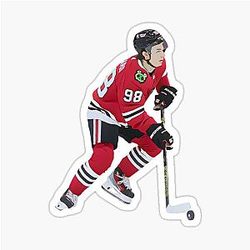 Connor Bedard Cartoon Sticker & Magnet - Chicago Blackhawks Sticker