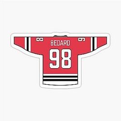 Connor Bedard Jersey Sticker
