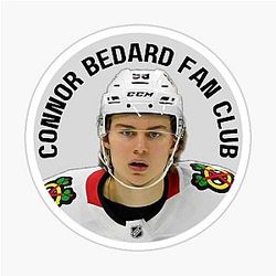 Connor Bedard Fan Club Sticker