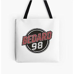 Connor Bedard Chicago Blackhawks Tote Bag