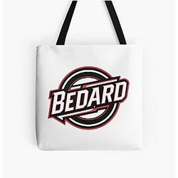 Connor Bedard 98 Hockey T-Shirt Bedard T-Shirt Hockey Teen Hoodie Chicago Hawks Hoodie All Over Print Tote Bag