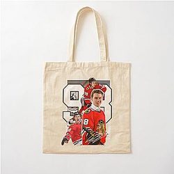 Connor Bedard Cotton Tote Bag