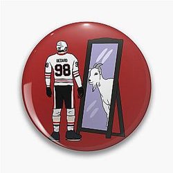 Connor Bedard Mirror GOAT Pin
