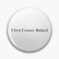 I love Connor Bedard Pin