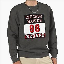 Connor Bedard Hockey Hoodie Pullover Sweatshirt