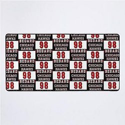 Connor Bedard 98 Hockey t-shirt Bedard Hawks tee<h ref> Chicago Blackhawks Bedard Desk Mat