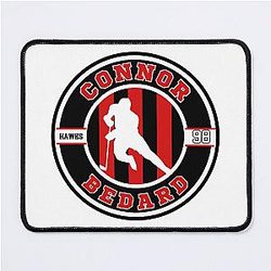Connor Bedard Stickers and T-shirts Mouse Pad