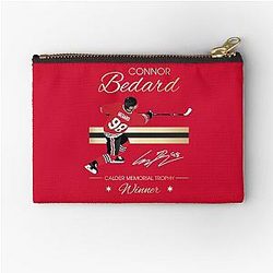 Connor Bedard Calder Trophy Winner Zipper Pouch