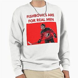 Connor Bedard  Fishbowls are for real men Pullover Sweatshirt
