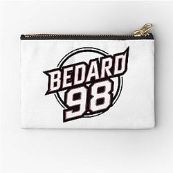 Connor Bedard 98 Hockey T-Shirt Bedard Hockey Hoodie Teen Hoodie Chicago Hawks Bedard Zipper Pouch