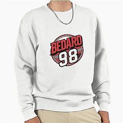 Connor Bedard 98 Hockey T-Shirt Bedard Hockey Hoodie Chicago Hawks Pullover Sweatshirt