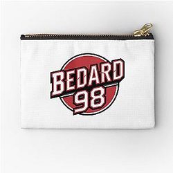 Connor Bedard 98 Hockey T-Shirt Connor Bedard  Chicago Hawks Teen Hoodie Zipper Pouch