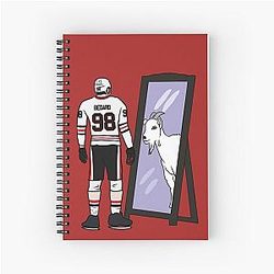 Connor Bedard GOAT Spiral Notebook