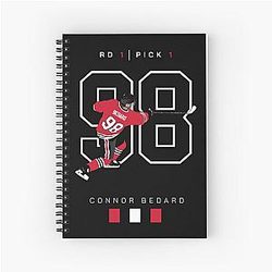 Connor Bedard Draft Art Notebook