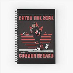 Enter the Zone Connor Bedard Spiral Notebook