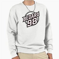 Connor Bedard 98 Hockey T-Shirt Bedard Chicago Hawks Pullover Sweatshirt
