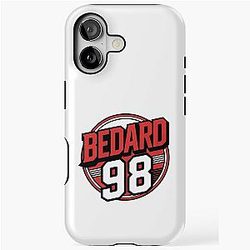 Connor Bedard 98 Hockey T-Shirt Chicago Hawks Bedard Hoodie Hockey Teen iPhone Tough Case
