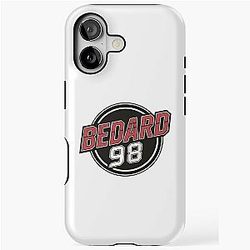 Connor Bedard Chicago Blackhawks iPhone Tough Case