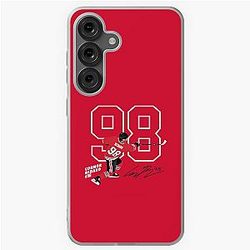 Connor Bedard Blackhawks Signature Art Samsung Galaxy Soft Case