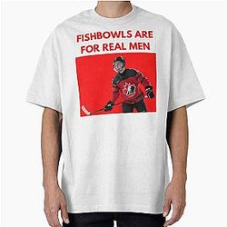 Connor Bedard FISHBOILS ARE FOR REAL MEN Oversized T-Shirt