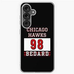 Connor Bedard 98 Hockey T-Shirt Connor Bedard 98 Hockey Hoodie Chicago Hawks Hoodie Samsung Galaxy Soft Case