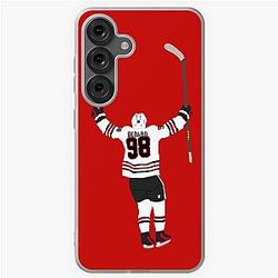 Connor Bedard celly Drawing Samsung Galaxy Soft Case