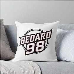 Connor Bedard 98 Hockey T-Shirt Connor Bedard T-Shirt Hockey Teen Hoodie Chicago Hawks Bedard Throw Pillow