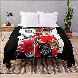 Connor Bedard Throw Blanket