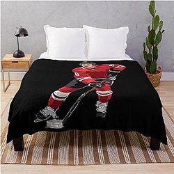 Sports NHL Connor Bedard Throw Blanket