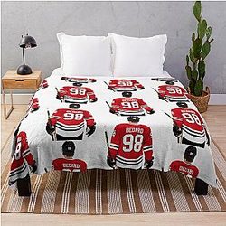 Connor Bedard 98 Throw Blanket