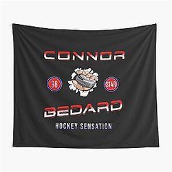 Connor Bedard 98 Hockey T-Shirt Connor Bedard 98 Hoodie Hockey Player Teen Chicago Bedardawks T-Shirt Tapestry