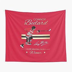 Connor Bedard Calder Trophy Winner Signature Tapestry