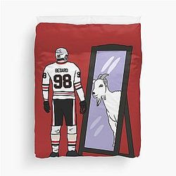 Connor Bedard GOAT Duvet Cover