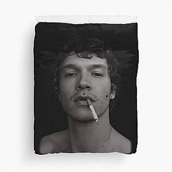 Connor Storrie Ilya Rozanov Smoking Duvet Cover