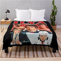 Connor Storrie Vintage Arkham Fans TV Series Ilya Rozanov Throw Blanket
