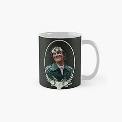 Green Flower Portrait Connor Storrie Classic Mug