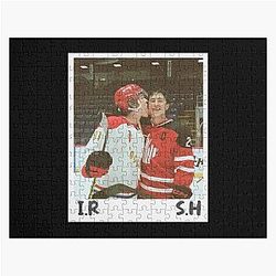 Heated Rivalry Shane Hollander Ilya Rozanov Hudson Williams Connor Storrie Fan Art Jigsaw Puzzle