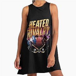 Ilya Rozanov And Shane Hollander - Heated Rivalry Hudson Williams Connor Storrie A-Line Dress