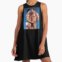 Heated Rivalry Shane Hollander vs Ilya Rozanov Hudson Williams Connor Storrie A-Line Dress