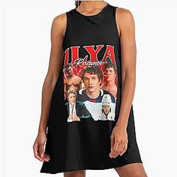 Connor Storrie Vintage Arkham Fans TV Series A-Line Dress