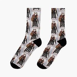 Hudson Williams and Connor Storrie from Heated Rivalry Chic at the Oscars fan art Socks