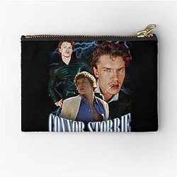 Connor Storrie Zipper Pouch with Retro Style