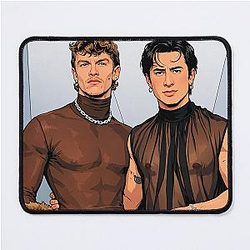 Hudson Williams and Connor Storrie from Heated Rivalry at the Oscars Mouse Pad