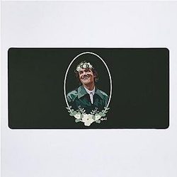 Green Portrait Connor Storrie Desk Mat