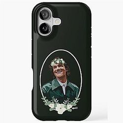 Green Flower Portrait Connor Storrie iPhone Tough Case