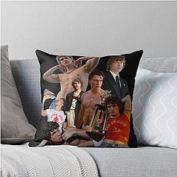 Connor Storrie Collage Throw Pillow